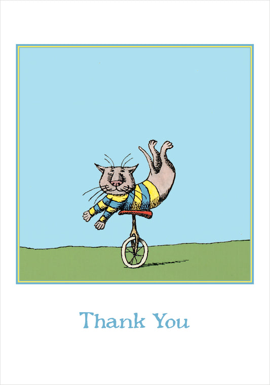 Edward Gorey: Unicycle Cat Boxed Thank You Notes_Primary
