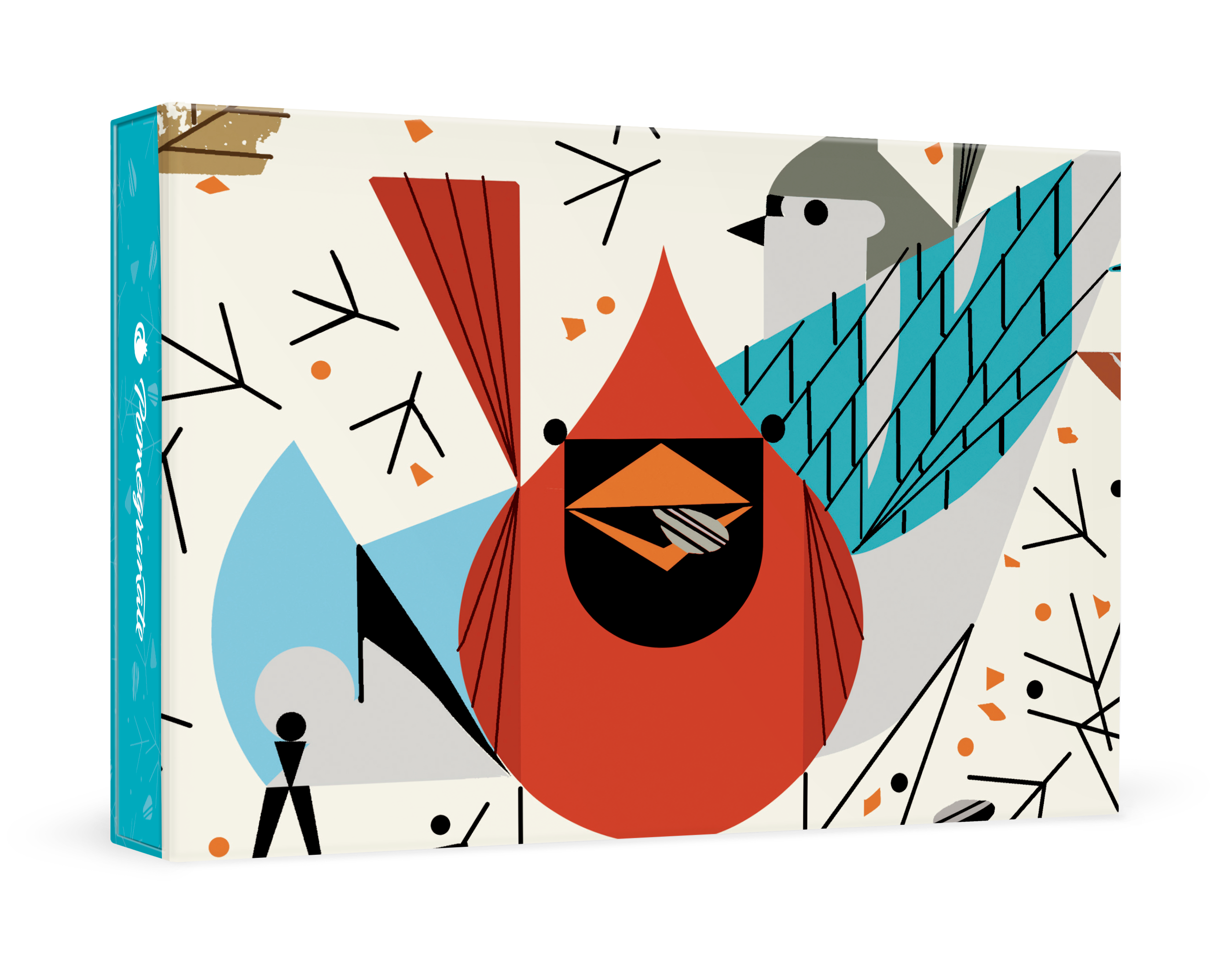 Charley Harper: Birdfeeders Boxed Thank You Notes – Pomegranate