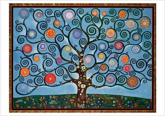 Paul Heussenstamm: Mandala Trees Boxed Notecard Assortment_Front_3D
