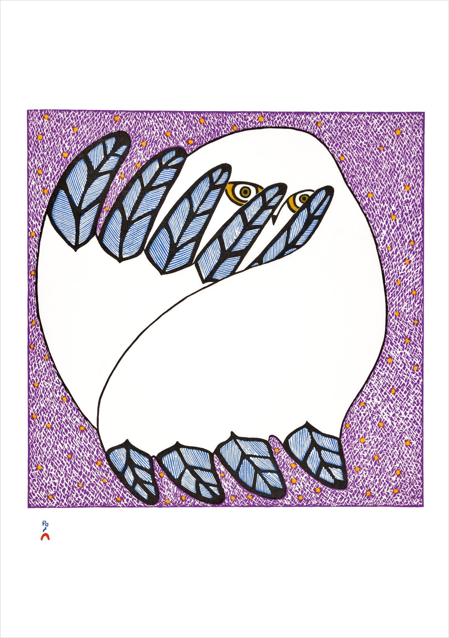 Owls: Inuit Art from Kinngait Boxed Notecard Assortment_Interior_1