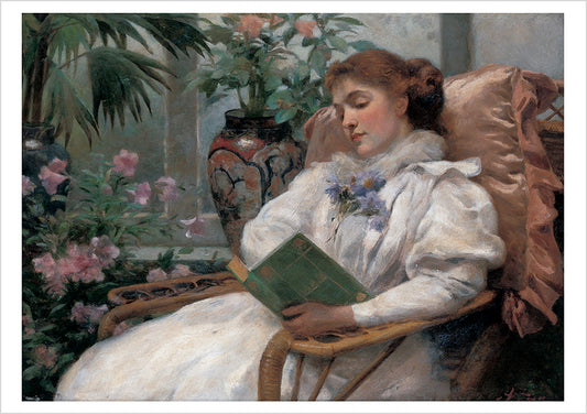 The Reading Woman Boxed Notecard Assortment_Front_3D