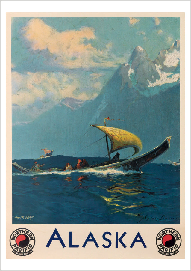 Sydney Laurence: Alaska / Northern Pacific Postcard – Pomegranate
