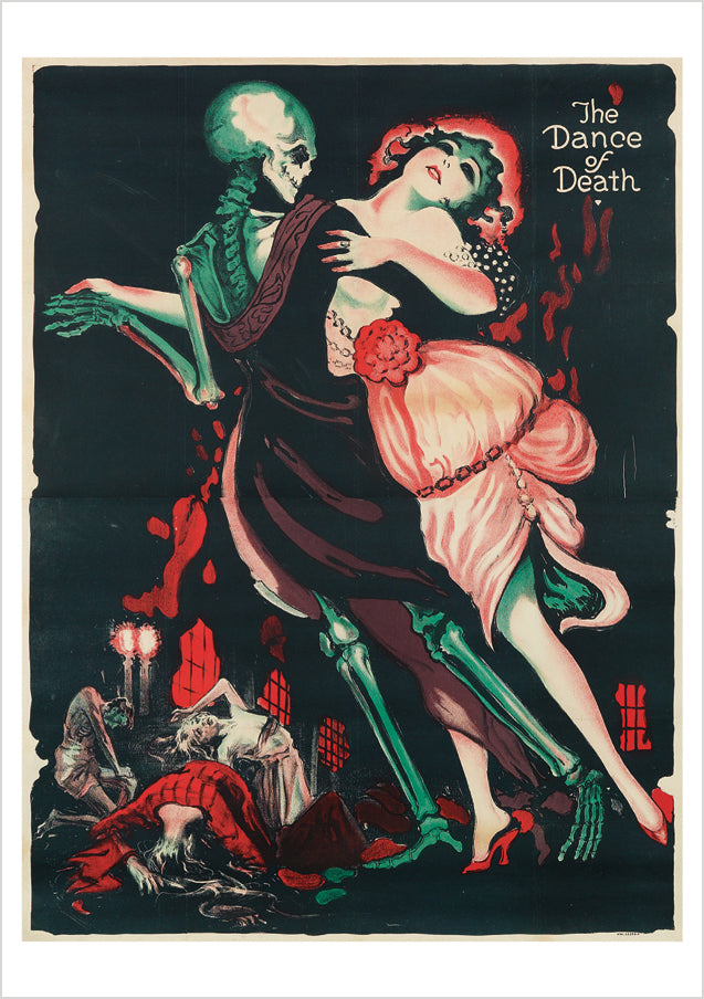 The Dance of Death Postcard – Pomegranate