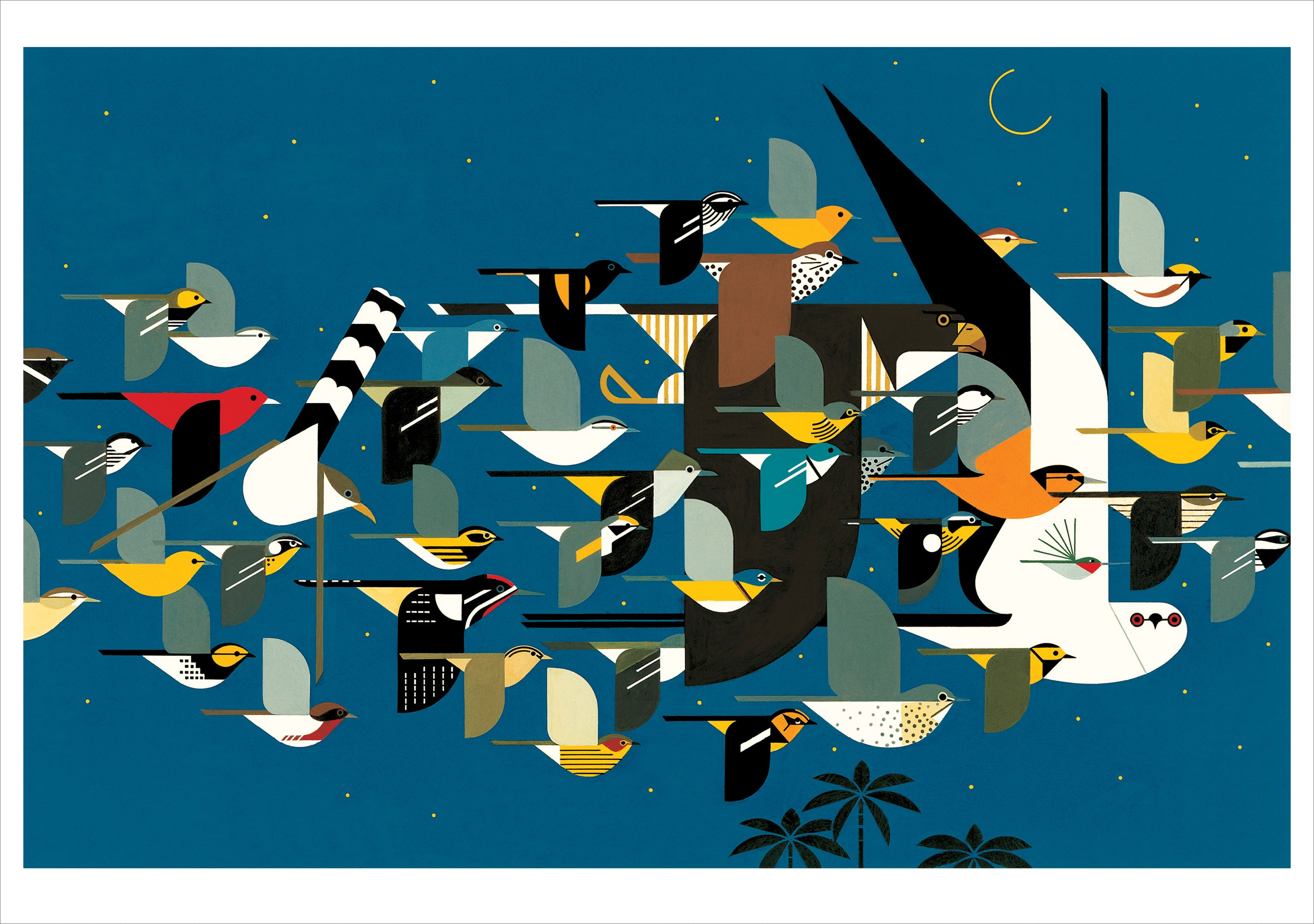 CAHIERS D’ART (カイエ•ダール)第24巻第1号-2／1949年 Charley Harper: Mystery of the Missing Migrants Notecard – Pomegranate