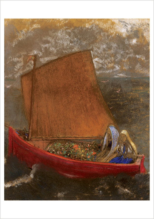 Odilon Redon: The Yellow Sail Notecard_Front_Flat