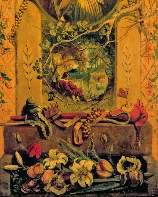 William Bell Scott: Shakespeare Bookmark_Front_Flat