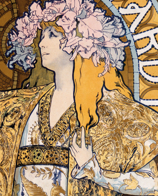 Alphonse Mucha: Gismonda Bookmark_Front_Flat