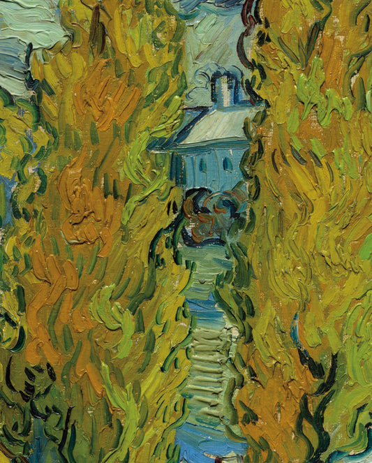 Vincent van Gogh: The Poplars at Saint-Rémy Bookmark_Front_Flat
