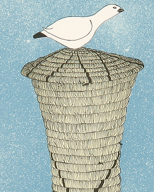 Arnaqu Ashevak: Ivik (Grass Basket) Bookmark_Front_Flat