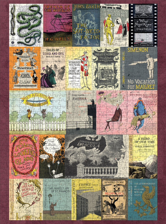 Edward Gorey's Book Covers 1000-Piece Jigsaw Puzzle_Primary
