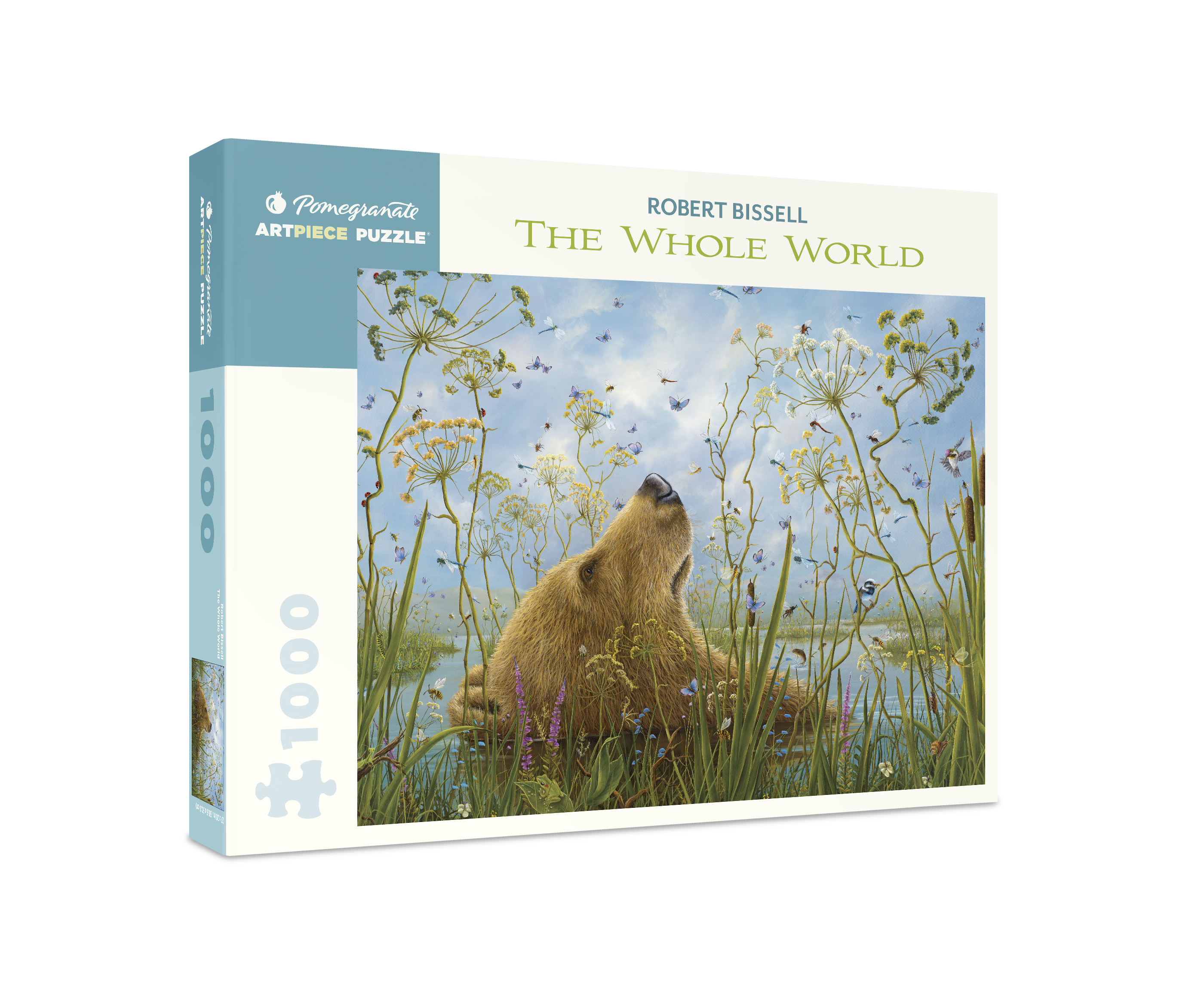 Robert Bissell: The Whole World 1000-Piece Jigsaw Puzzle – Pomegranate