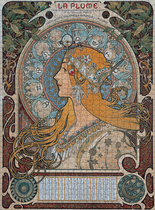 Alphonse Mucha: Zodiac 1000-Piece Jigsaw Puzzle_Primary