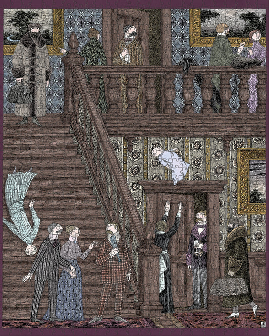 Edward Gorey: Baby Toss 1000-Piece Jigsaw Puzzle_Primary