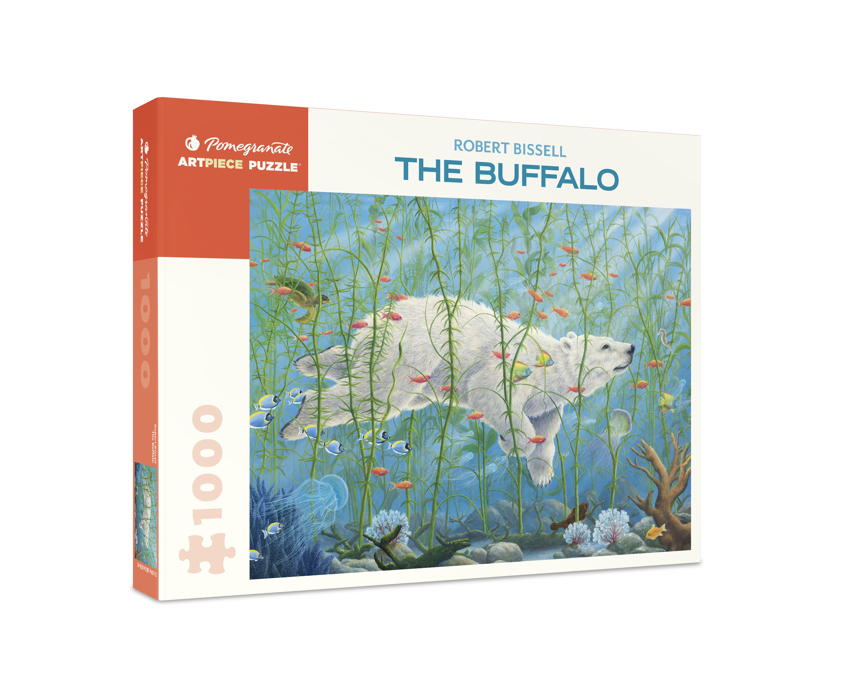 Robert Bissell: The Buffalo 1000-Piece Jigsaw Puzzle – Pomegranate