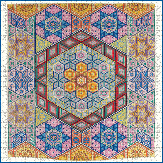 Mosaic Quilt 1000-Piece Jigsaw Puzzle_Primary