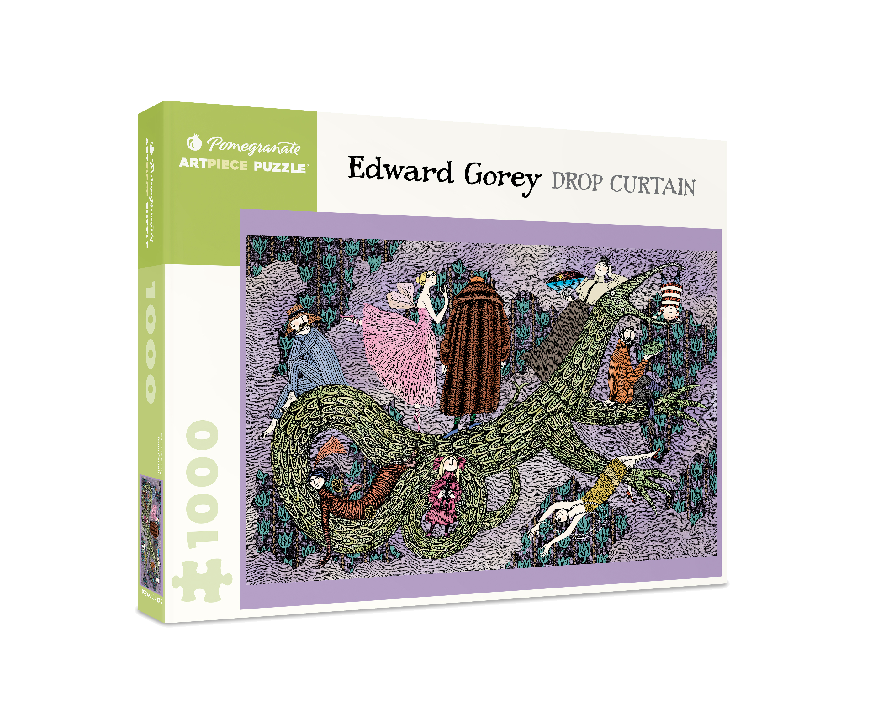 Edward Gorey: Drop Curtain 1000-Piece Jigsaw Puzzle – Pomegranate