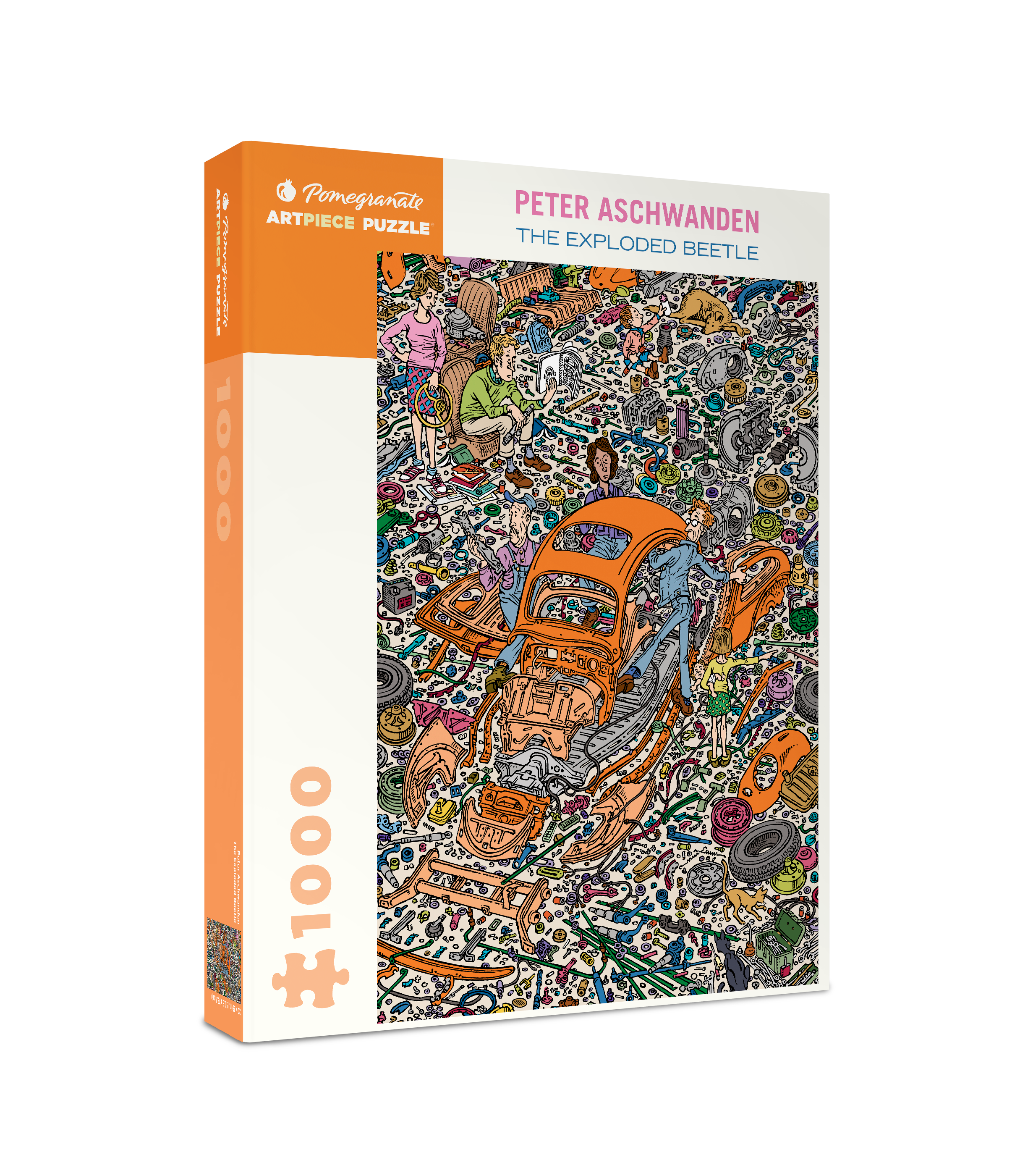 Peter Aschwanden: The Exploded Beetle 1000-Piece Jigsaw Puzzle Peter Aschwanden: The Exploded Beetle 1000-Piece Jigsaw Puzzle