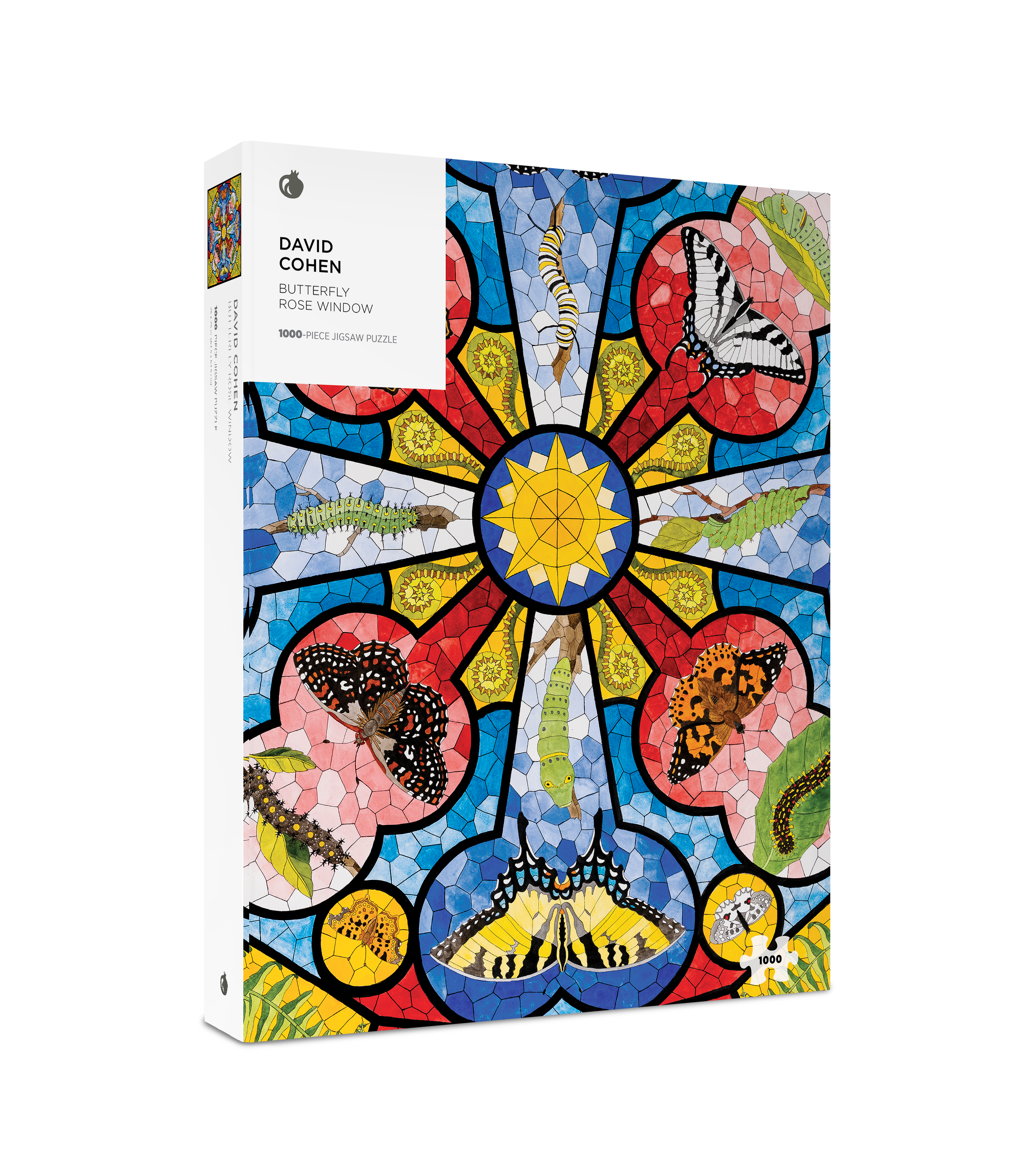 David Cohen: Butterfly Rose Window 1000-Piece Jigsaw Puzzle