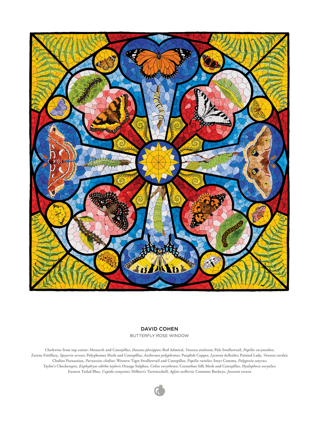 David Cohen: Butterfly Rose Window 1000-Piece Jigsaw Puzzle_Interior_1