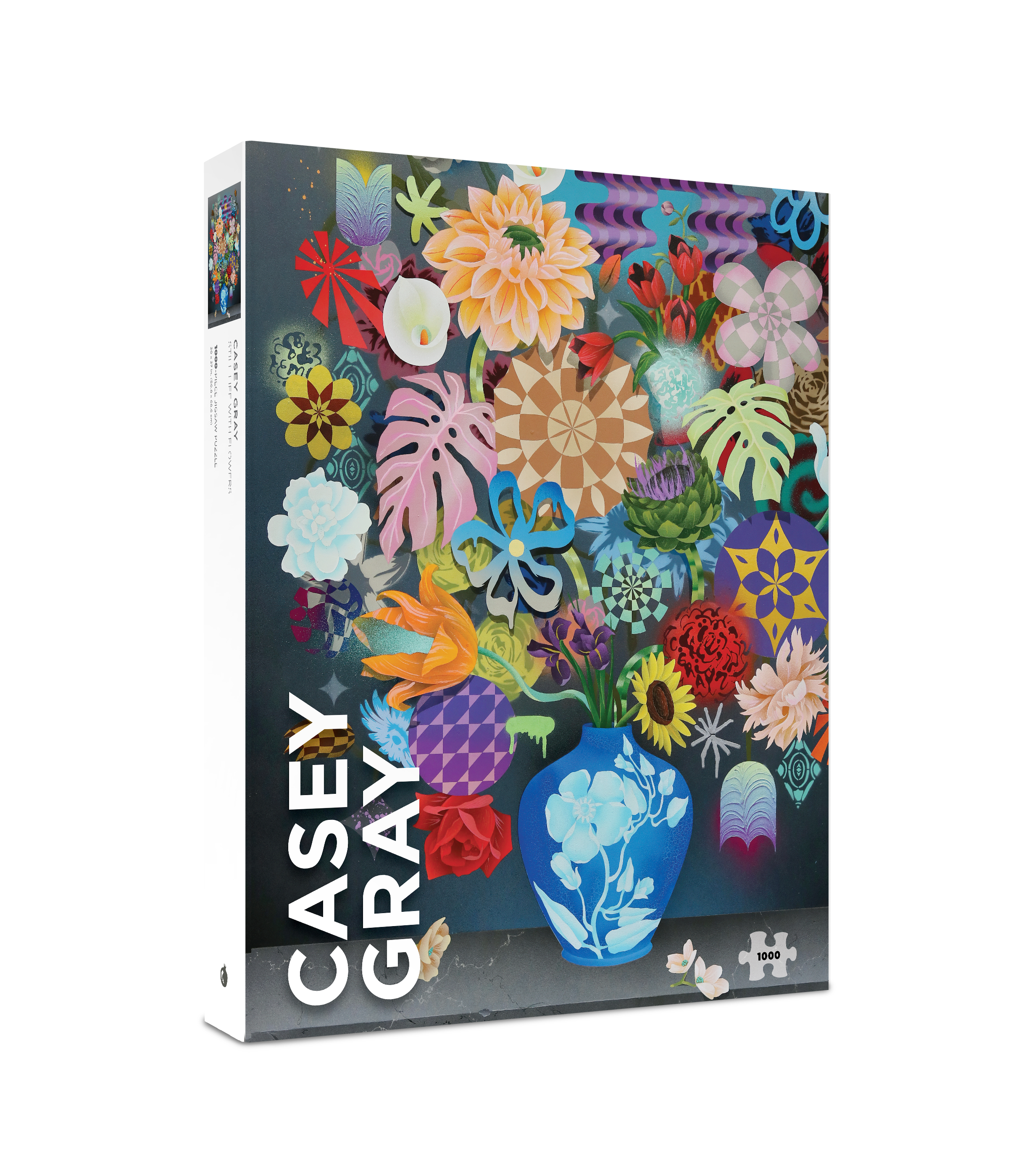 Casey Gray: Still Life with Flowers 1000-Piece Jigsaw Puzzle