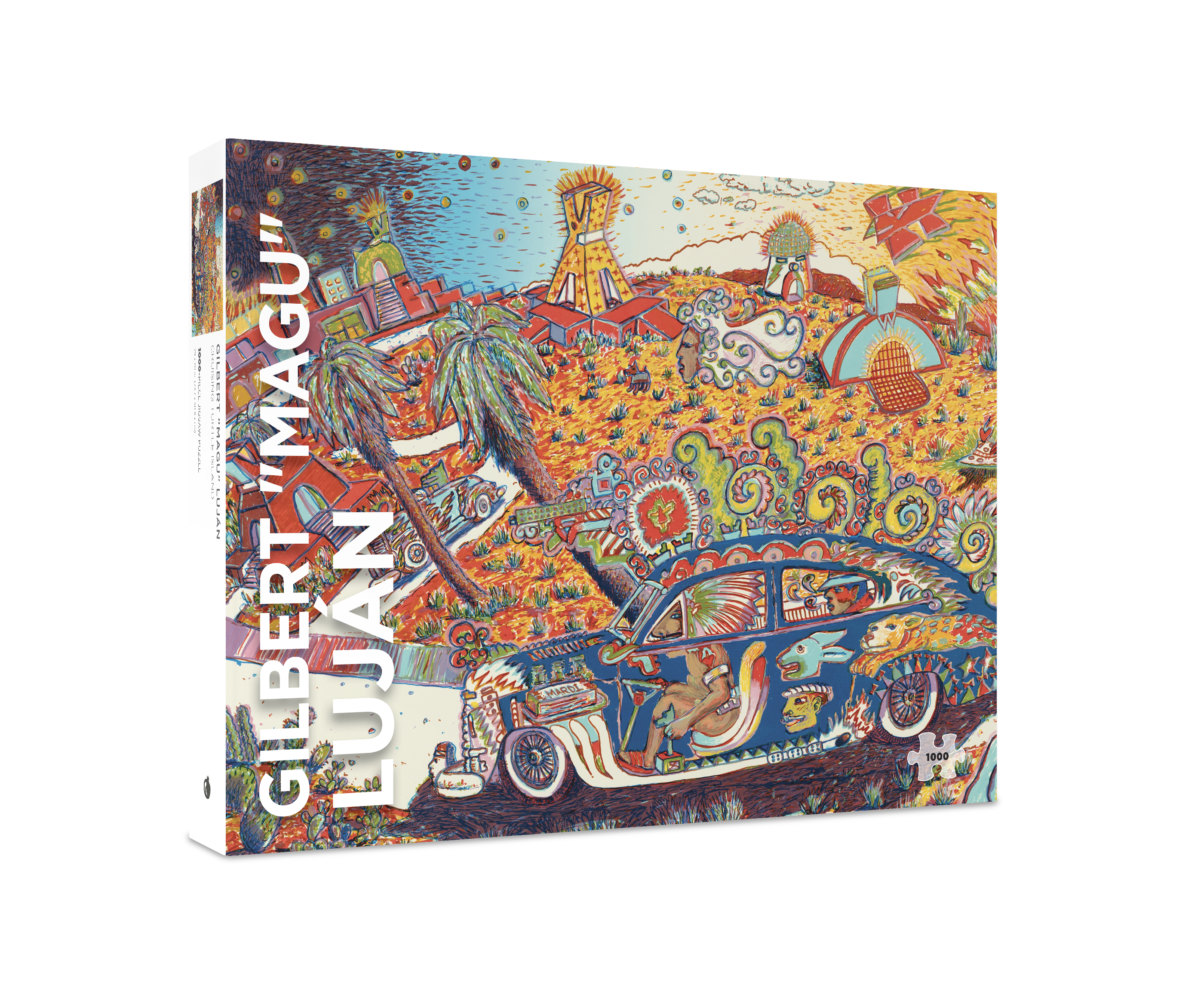 Gilbert “Magu” Luján: Cruising Turtle Island 1000-Piece Jigsaw