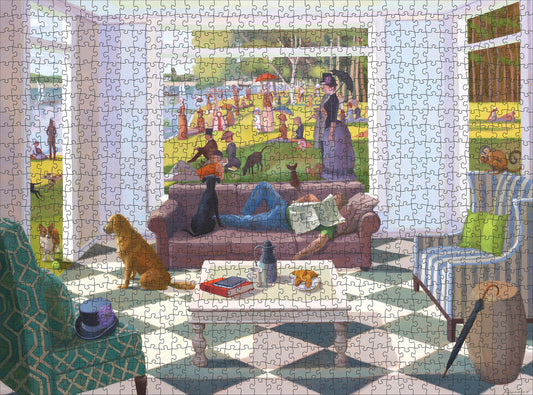 Kathryn Freeman: The Sunday Paper 1000-Piece Jigsaw Puzzle_Primary