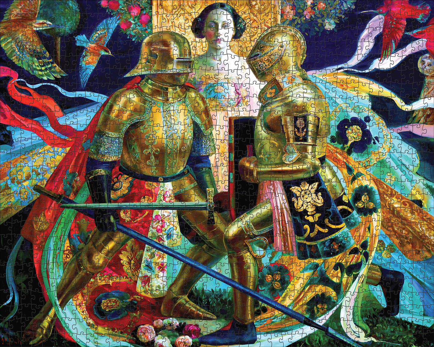 Olga Suvorova: The Duel 1000-Piece Jigsaw Puzzle_Zoom