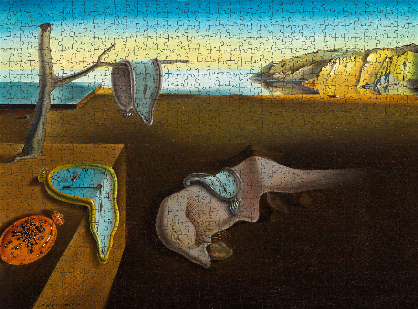 Salvador Dalí: The Persistence of Memory 1000-Piece Jigsaw Puzzle_Zoom
