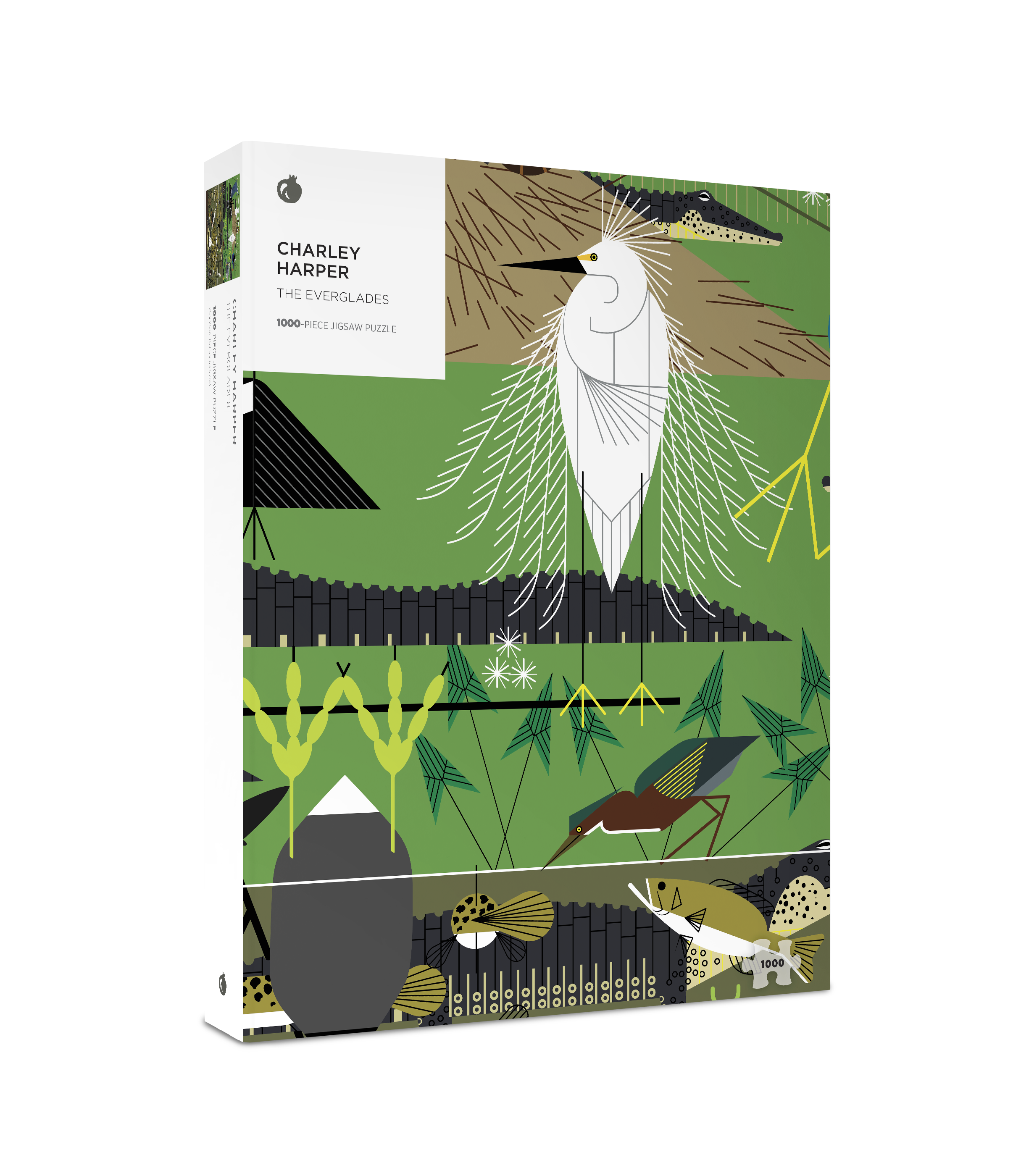Charley Harper: The Everglades 1000-Piece Jigsaw Puzzle – Pomegranate