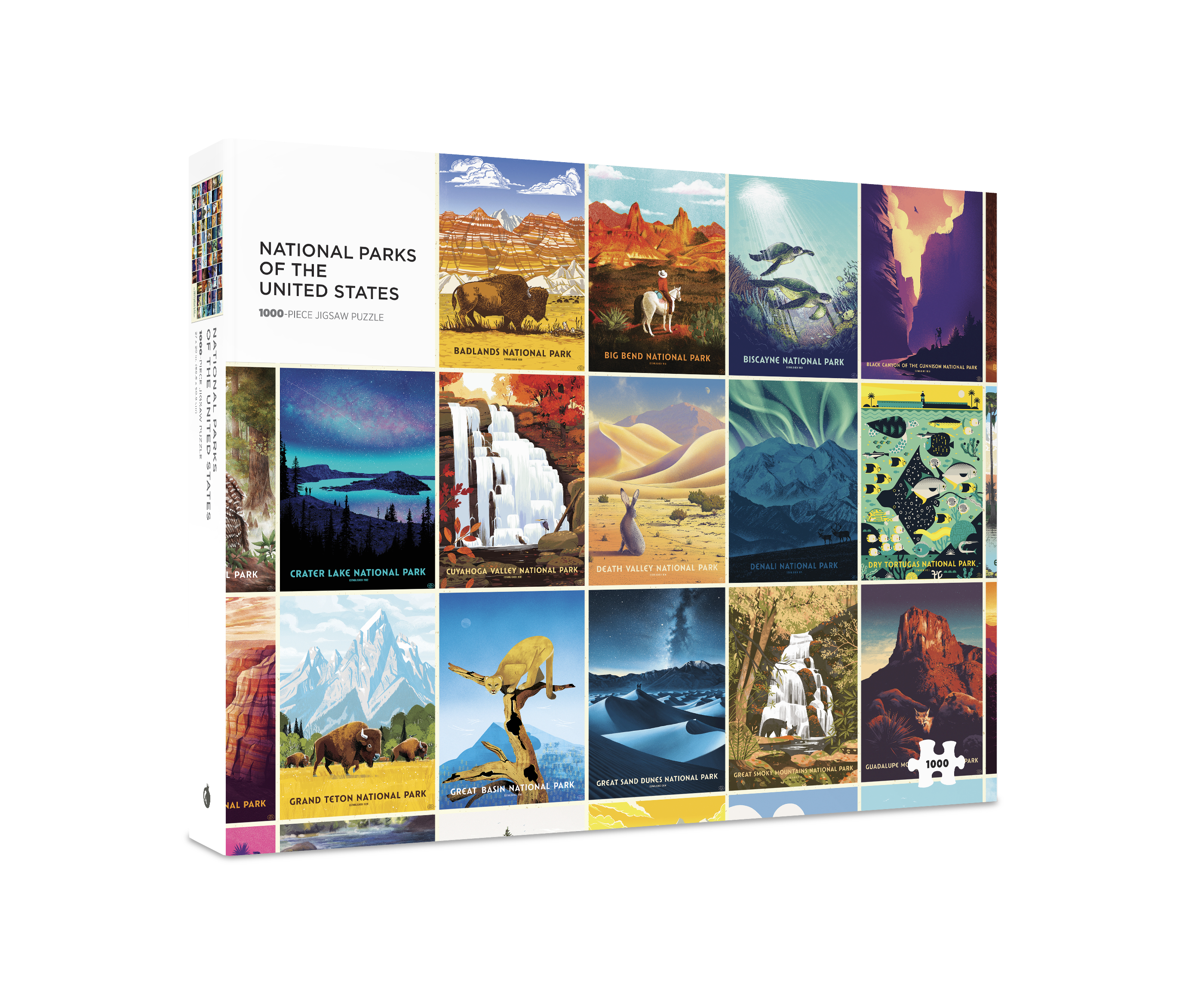 National Parks 1000-Piece Jigsaw Puzzle – Pomegranate
