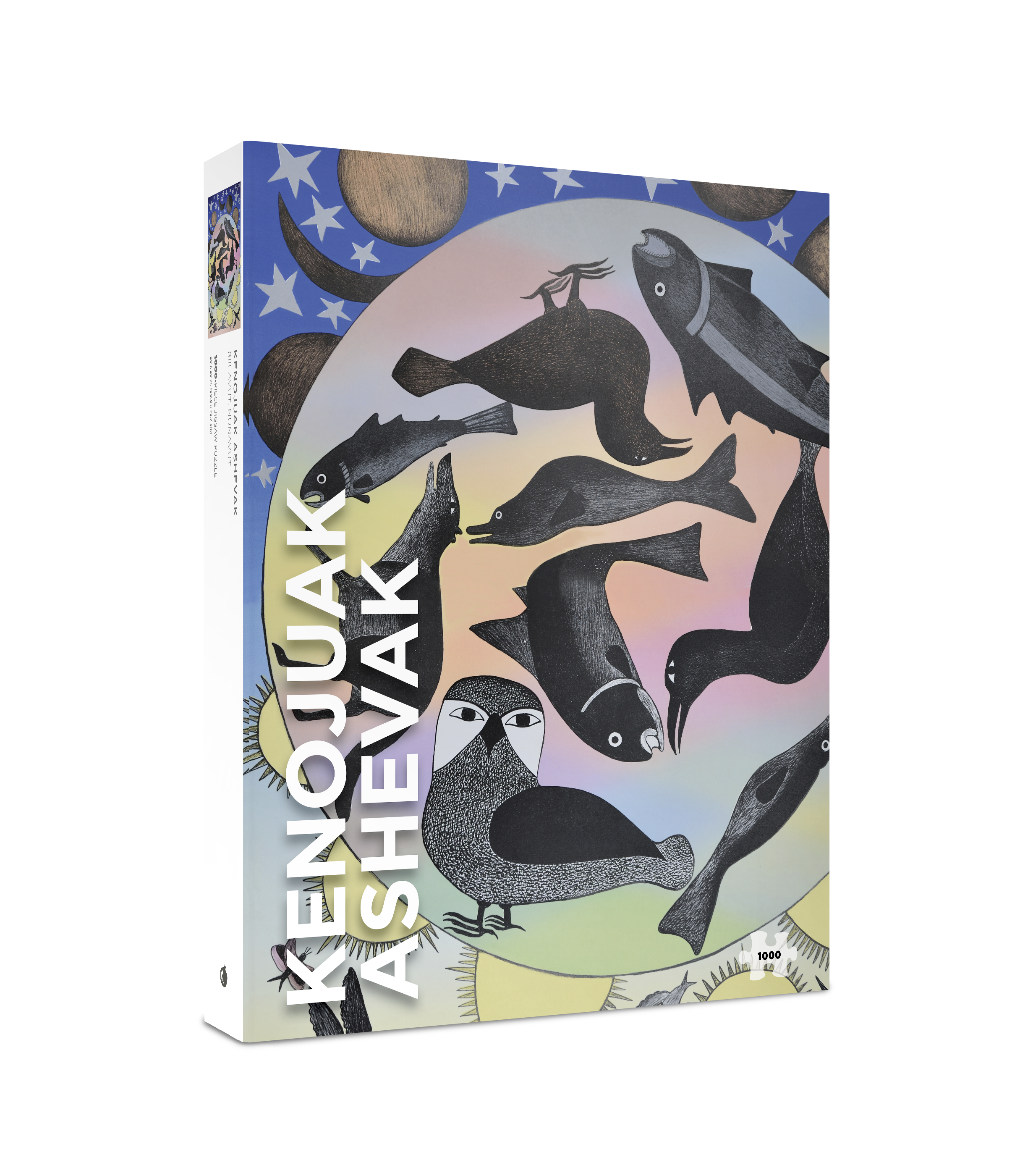 Kenojuak Ashevak: Siilavut, Nunavut 1000-Piece Jigsaw Puzzle