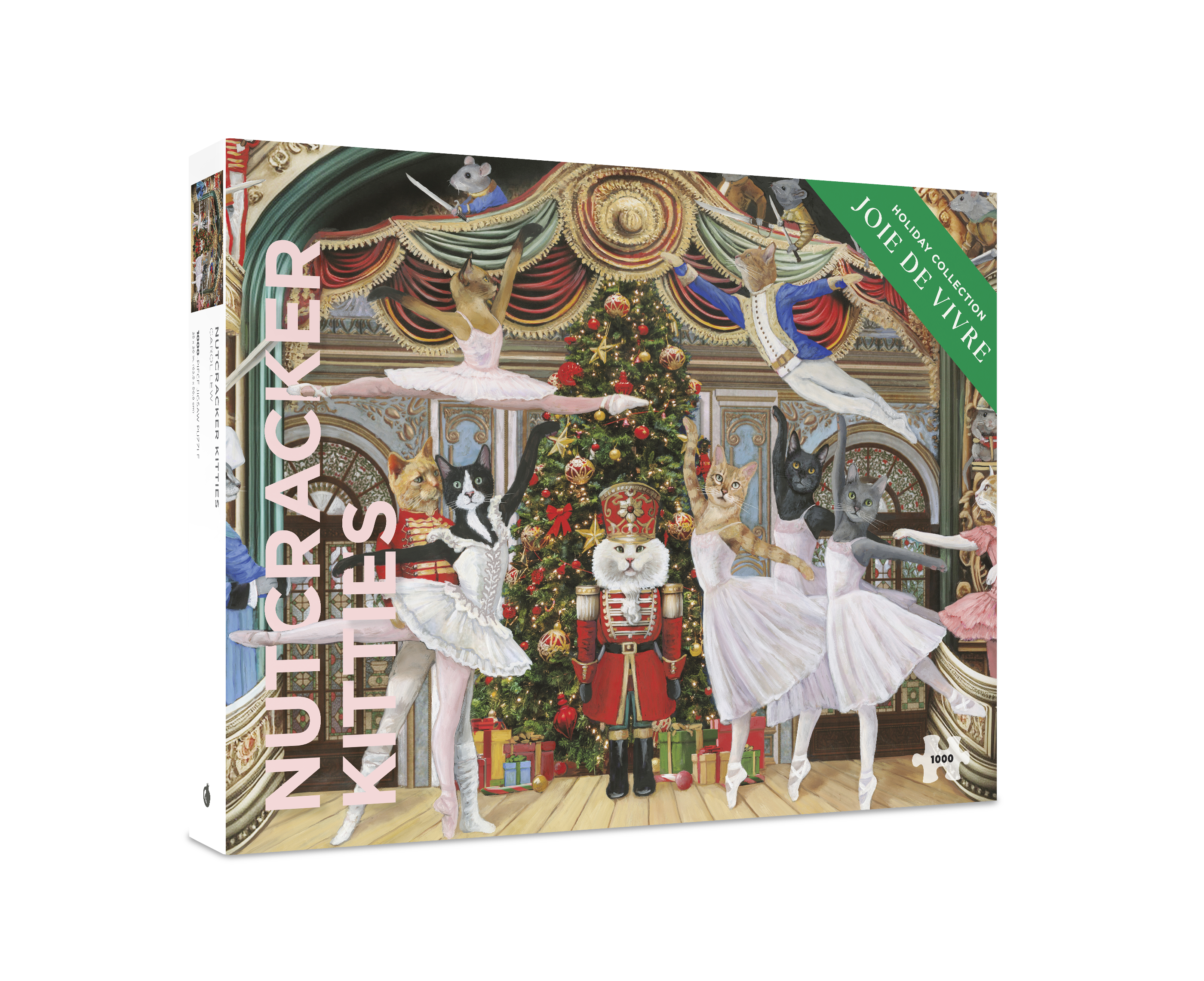 Carol Lew: Nutcracker Kitties 1000-Piece Jigsaw Puzzle – Pomegranate