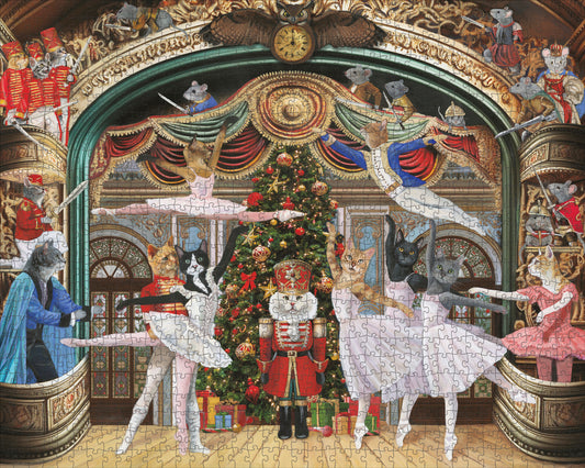 Carol Lew: Nutcracker Kitties 1000-Piece Jigsaw Puzzle_Primary