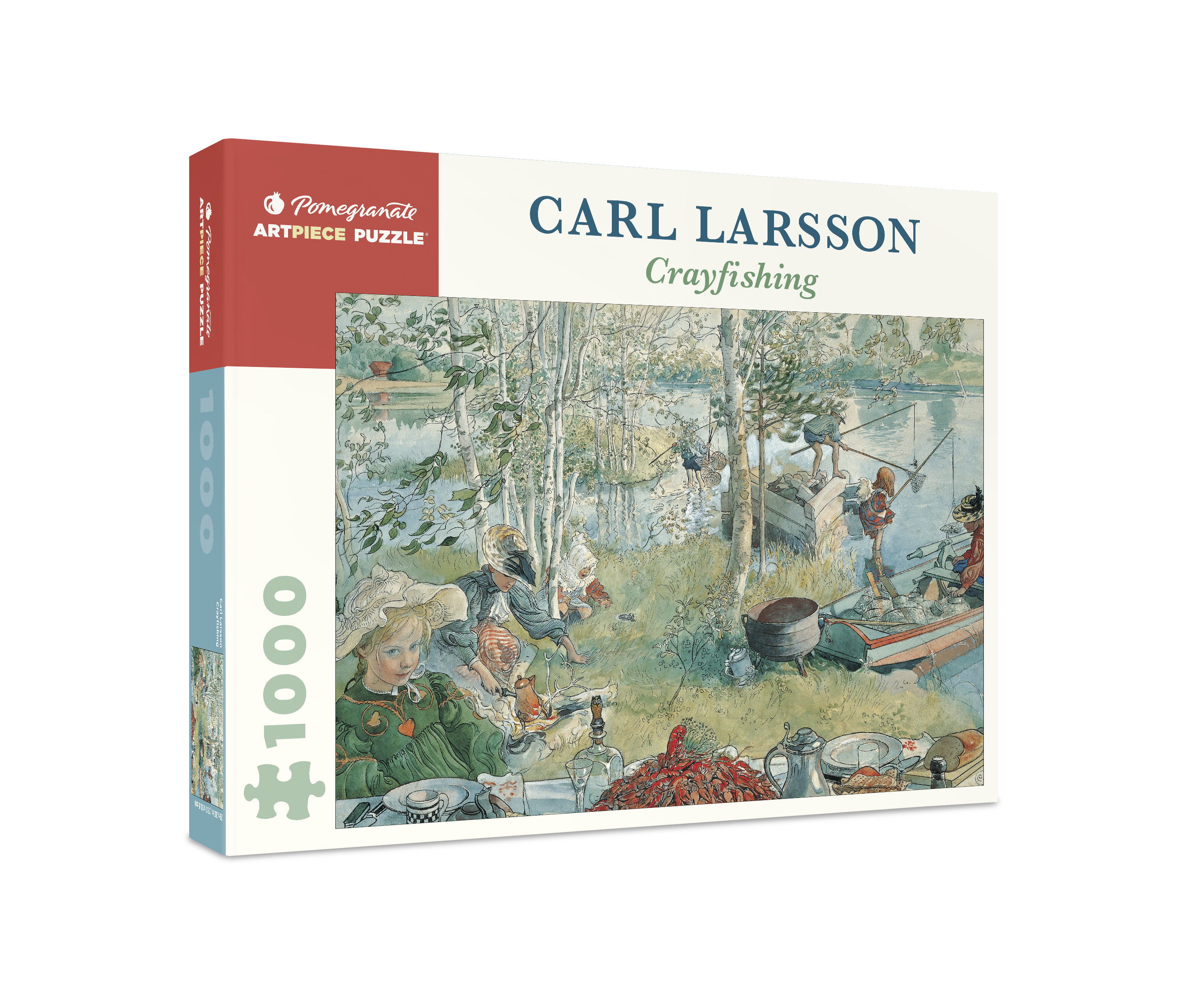 Carl Larsson: Crayfishing 1000-piece Jigsaw Puzzle – Pomegranate