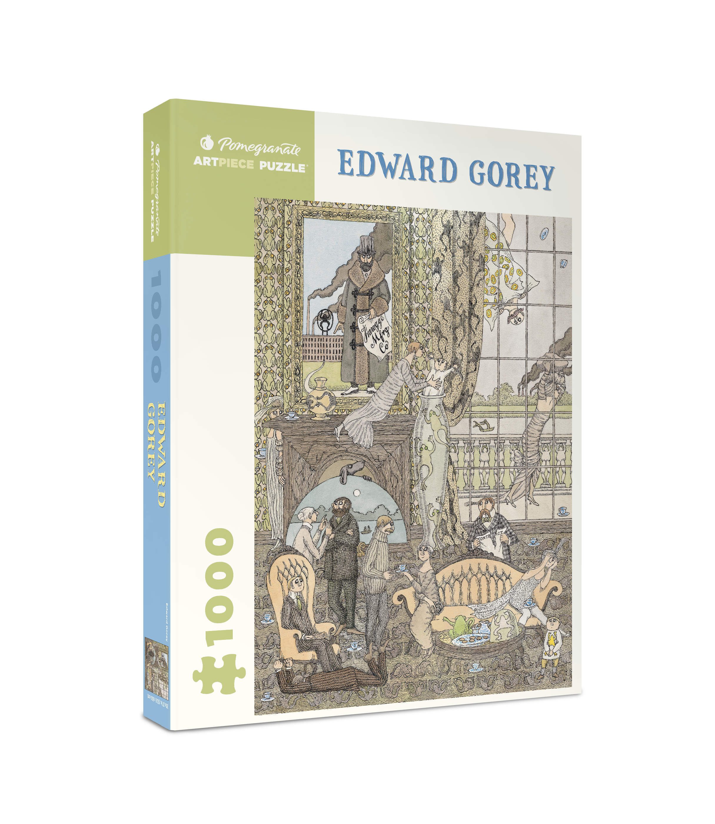 Edward Gorey: Frawgge Mfrg. Co. 1000-piece Jigsaw Puzzle – Pomegranate