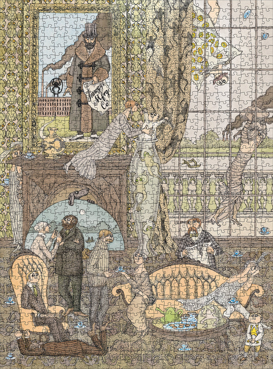 Edward Gorey: Frawgge Mfrg. Co. 1000-piece Jigsaw Puzzle_Primary