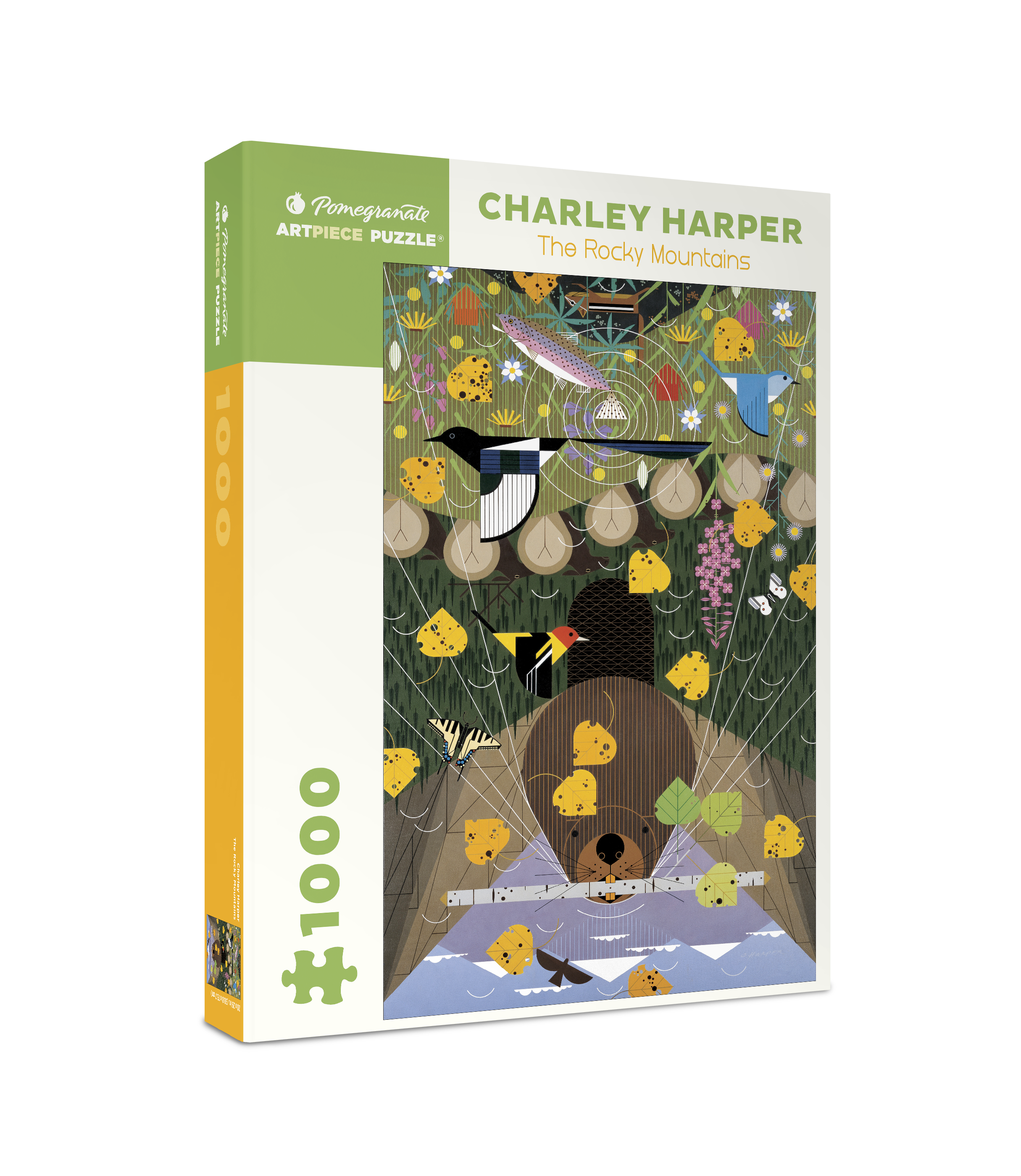 Charley Harper: The Rocky Mountains 1000-piece Jigsaw Puzzle