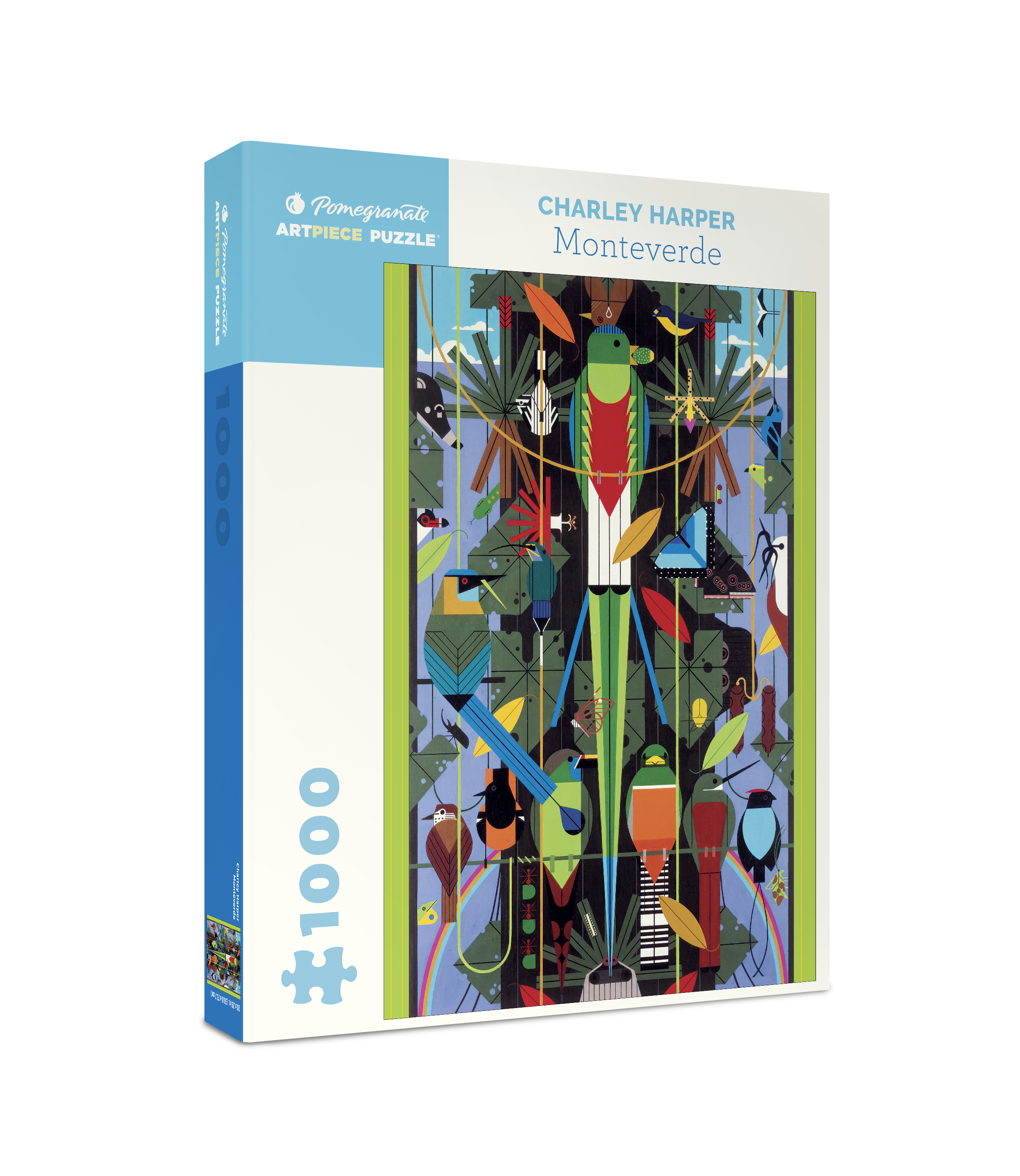 Charley Harper: Monteverde 1000-Piece Jigsaw Puzzle – Pomegranate