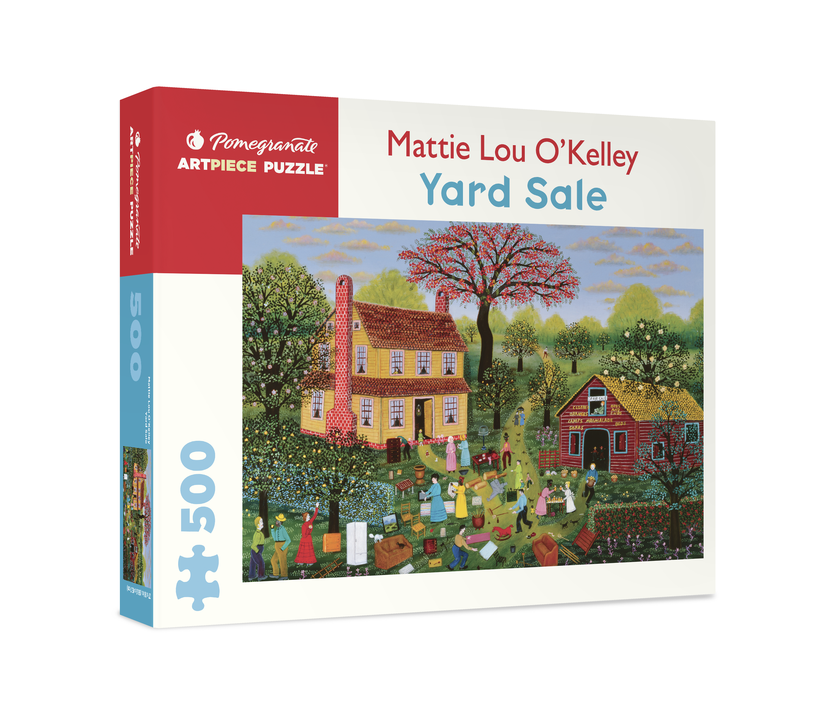 Mattie Lou O'Kelley: Yard Sale 500-piece Jigsaw Puzzle – Pomegranate