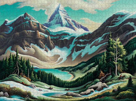 Thomas Hart Benton: Trail Riders 1000-Piece Jigsaw Puzzle_Primary