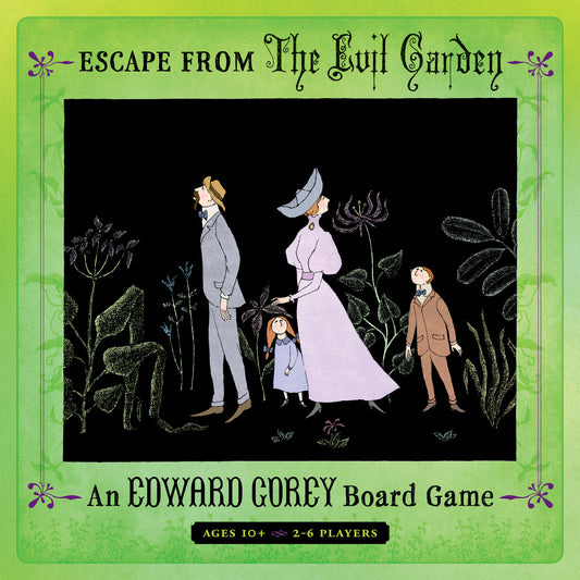 Escape from The Evil Garden: An Edward Gorey Board Game_Front_3D