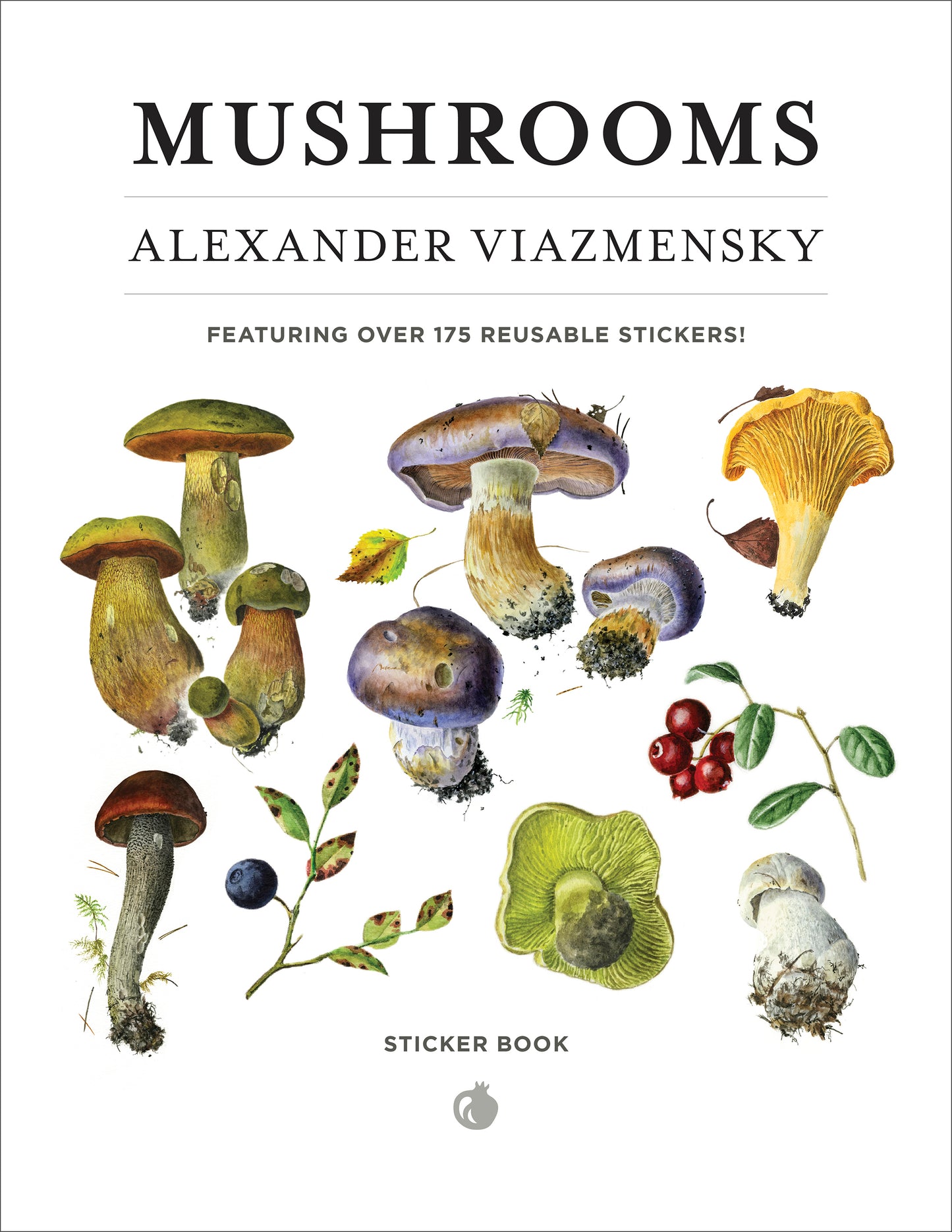 Mushrooms: Alexander Viazmensky Sticker Book_Zoom