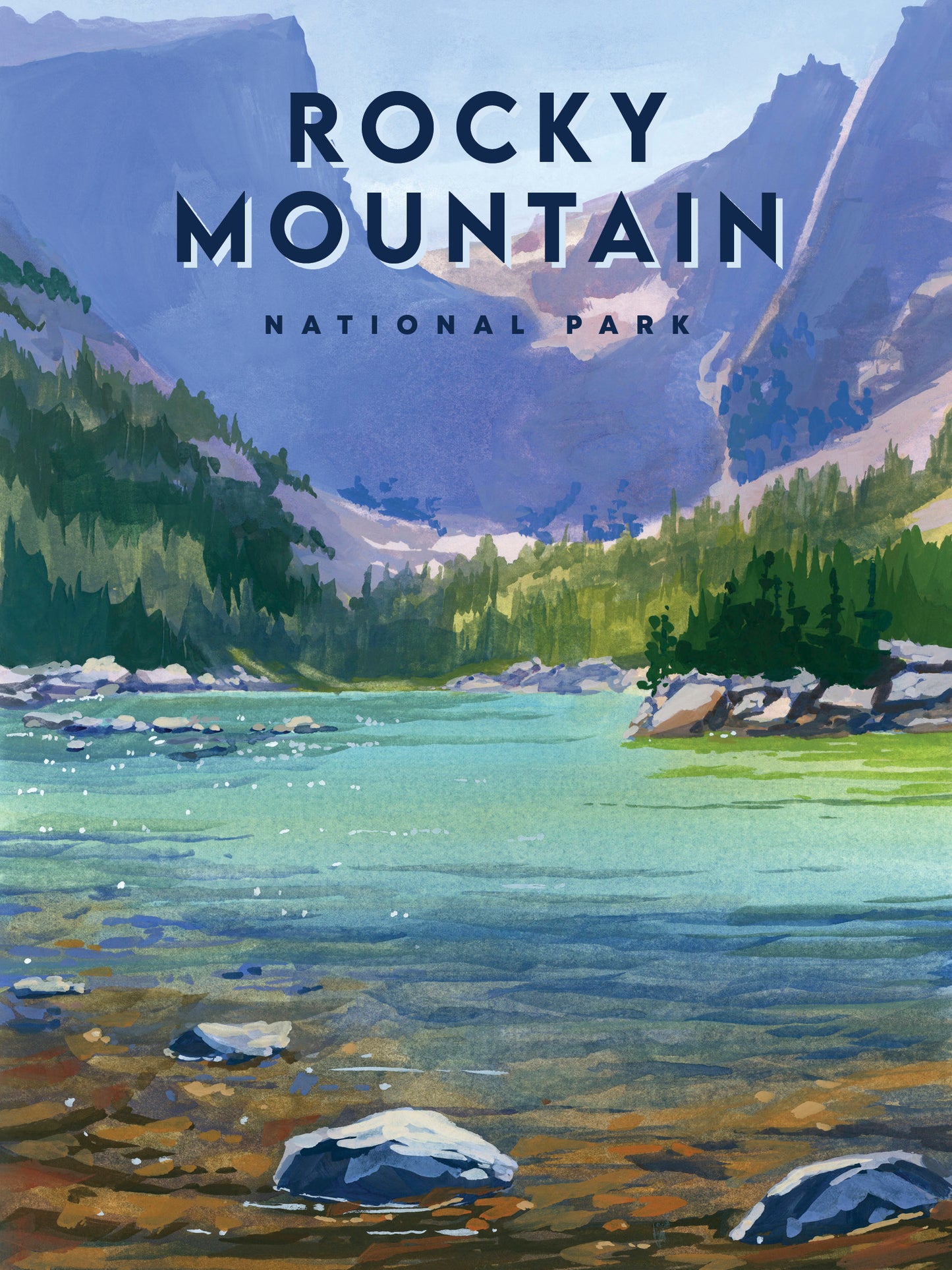 National Parks: Kelley Vivian Deluxe Boxed Notecards_Back_Multipiece