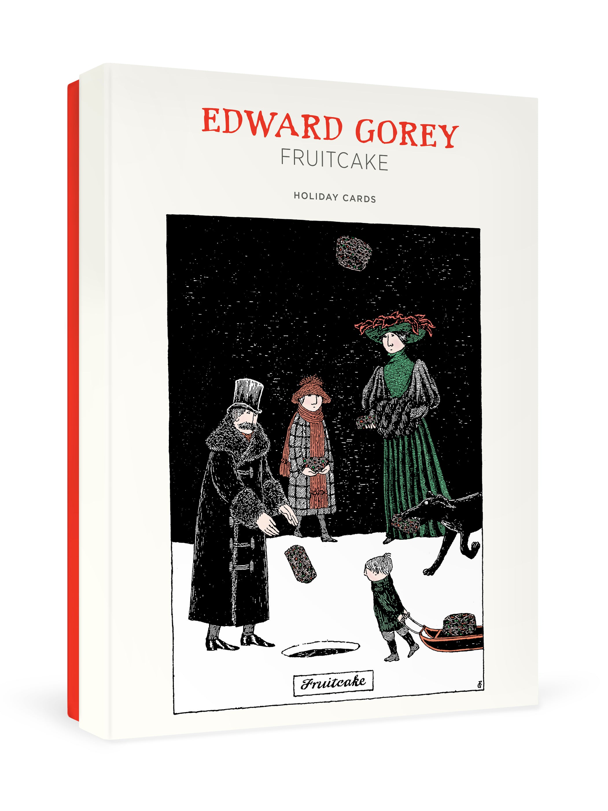 Edward Gorey: Fruitcake Holiday Cards – Pomegranate
