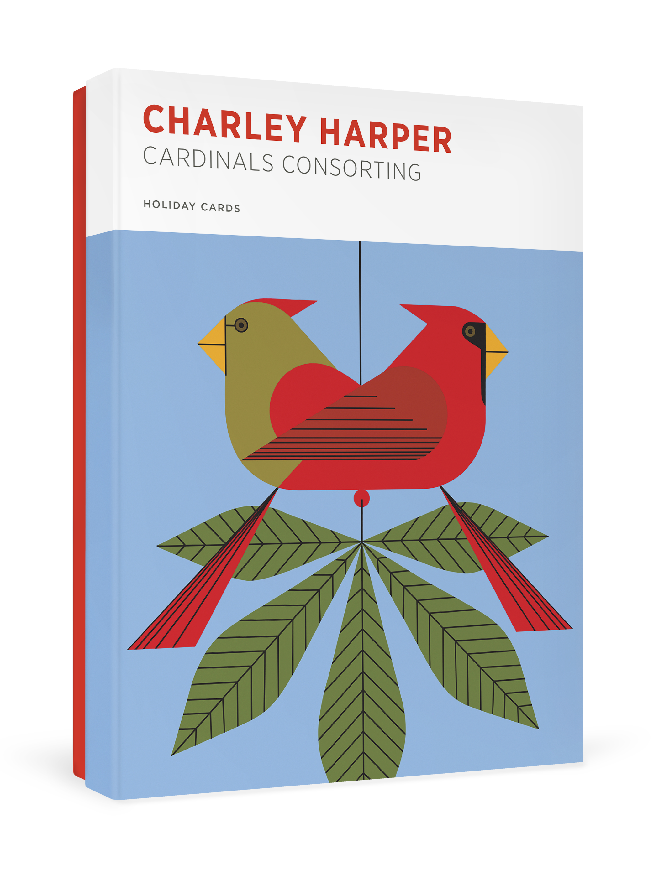 Charley Harper: Cardinals Consorting Holiday Cards – Pomegranate