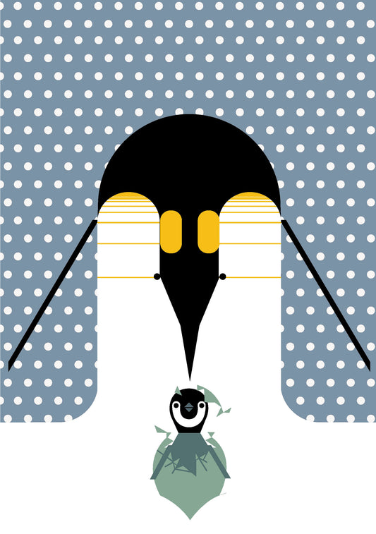 Charley Harper: Penguin Celebration Holiday Cards_Primary