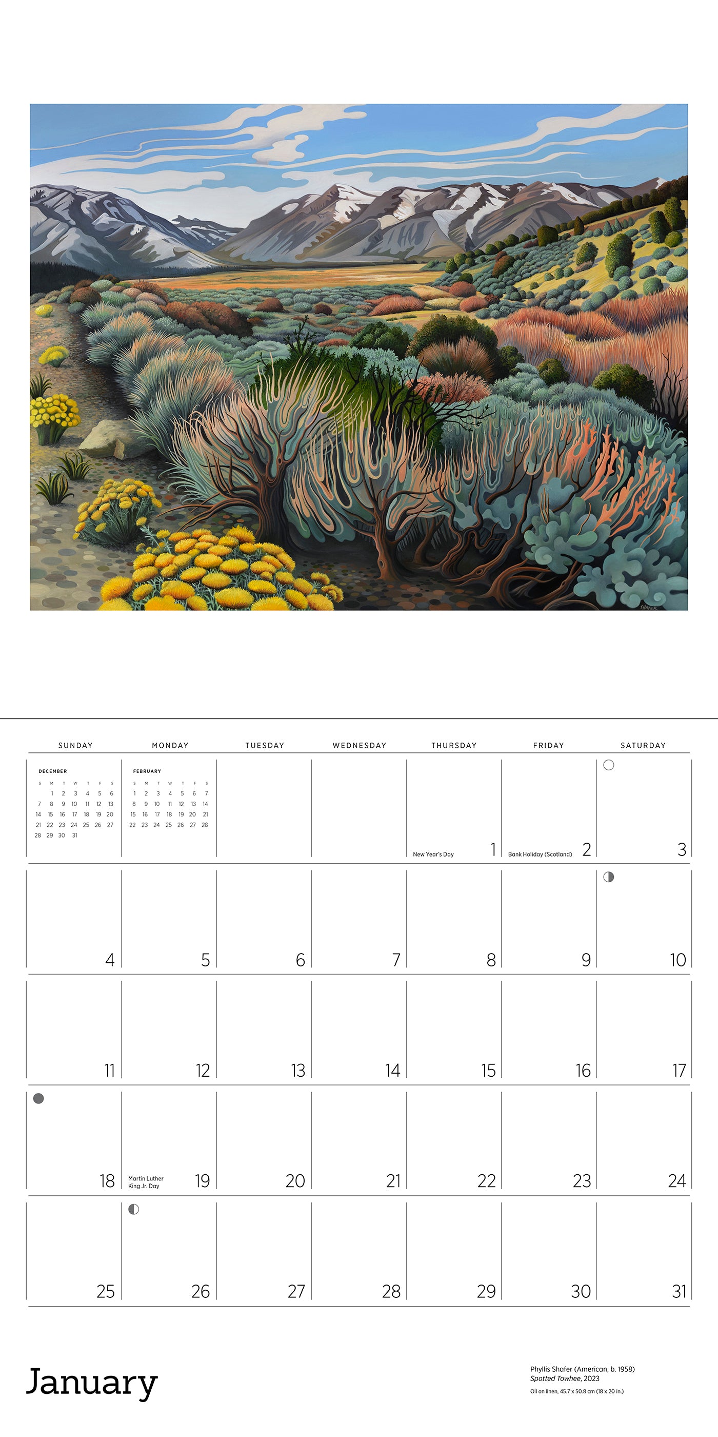 Phyllis Shafer: Nature Divine 2026 Wall Calendar_Interior_3