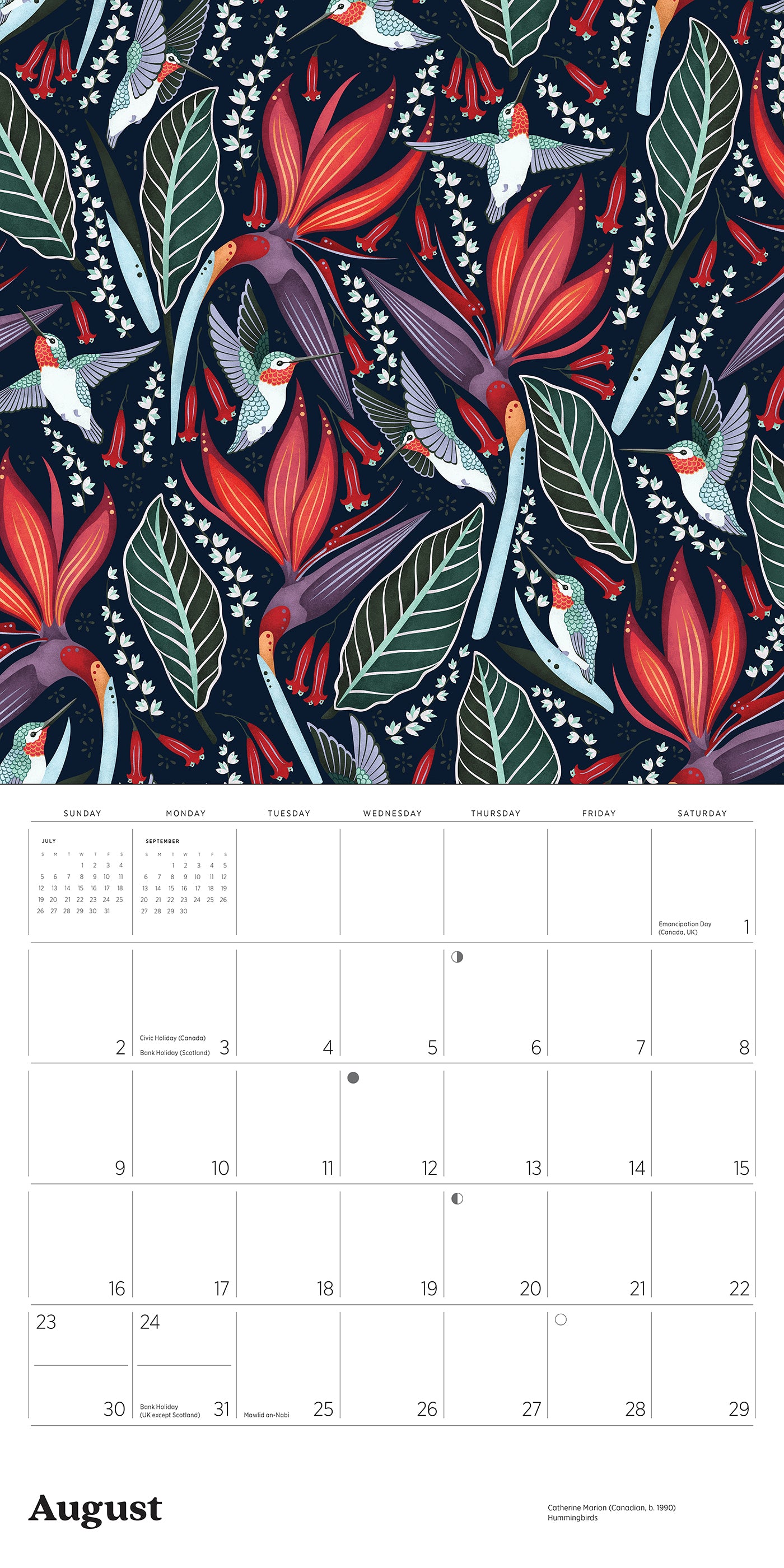 Catherine Marion: Folklore and Flora 2026 Wall Calendar_Interior_5