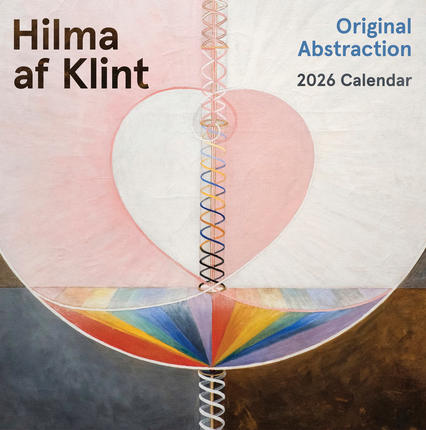 Hilma af Klint: Original Abstraction 2026 Wall Calendar_Front_Flat