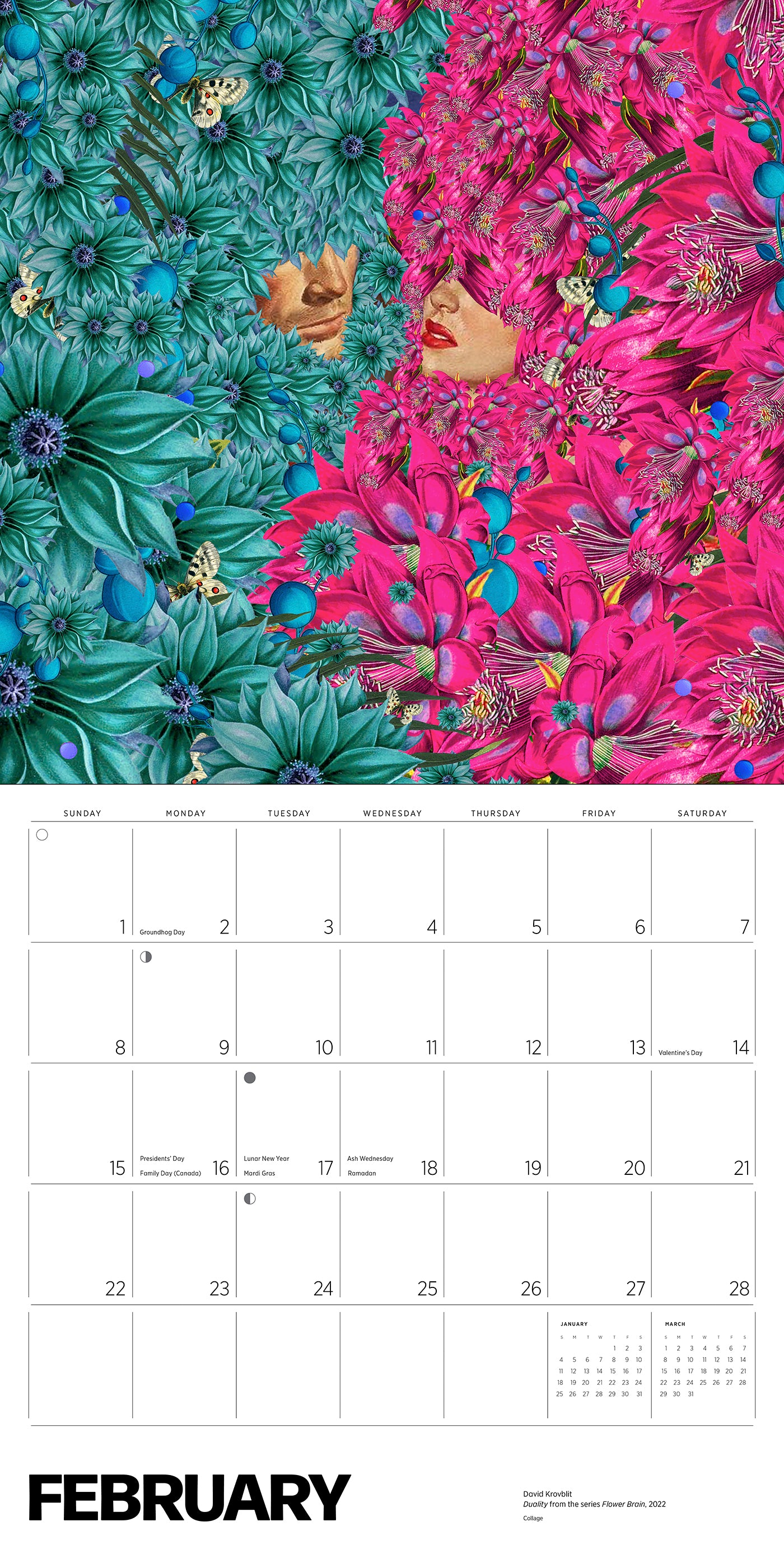 David Krovblit 2026 Wall Calendar_Interior_2